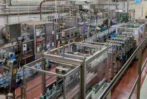 Beverage production line